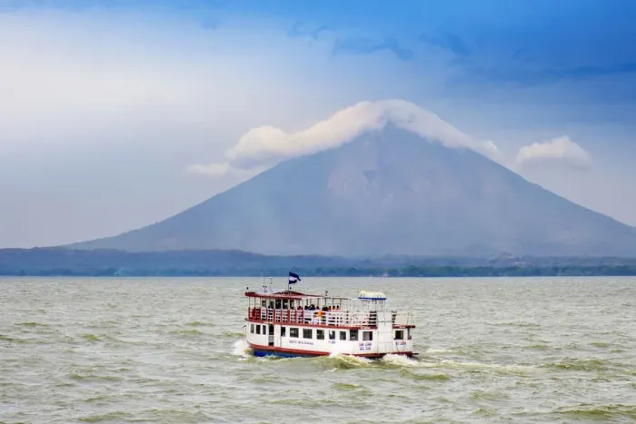 Framed Print : Americas, Central America, Nicaragua, Lake Nicaragua Ometepe island Framed Print : Americas, Central America, Nicaragua, Lake Nicaragua Ometepe island