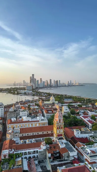 Framed Print : Americas, South America, Colombia, Cartagena, aerial views of the old colonial Spanish port city of Cartagena on the Colombian Caribbean coast Framed Print : Americas, South America, Colombia, Cartagena, aerial views of the old colonial Spanish port city of Cartagena on the Colombian Caribbean coast