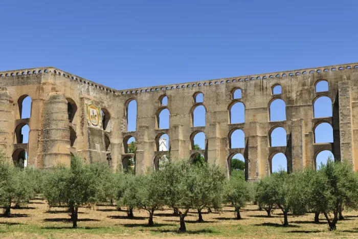 Framed Print : Amoreira aqueduct dating from the 16th century, a Unesco World Heritage Site. Elvas Framed Print : Amoreira aqueduct dating from the 16th century, a Unesco World Heritage Site. Elvas
