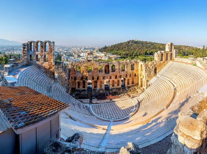 Framed Print : Amphitheater of Acropolis Acropolis, UNESCO World Heritage Site, Athens, Greece Framed Print : Amphitheater of Acropolis Acropolis, UNESCO World Heritage Site, Athens, Greece
