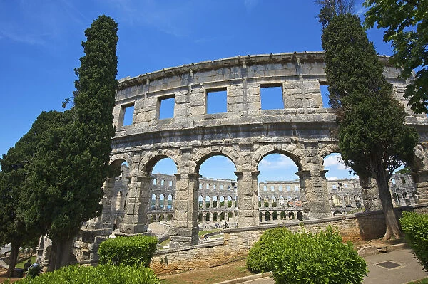 Amphitheater in Pula, Istria, Croatia