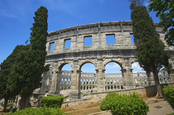 Framed Print : Amphitheater in Pula, Istria, Croatia Framed Print : Amphitheater in Pula, Istria, Croatia