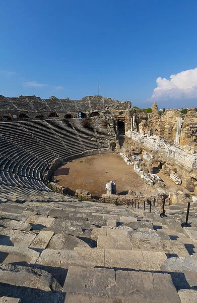 Amphitheatre at Side, Side, Turkey