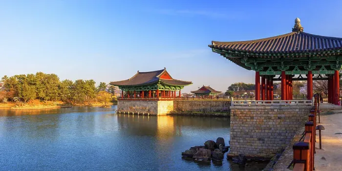 Framed Print : Anapji Pond (UNESCO World Heritage Site), Gyeongju, South Korea Framed Print : Anapji Pond (UNESCO World Heritage Site), Gyeongju, South Korea