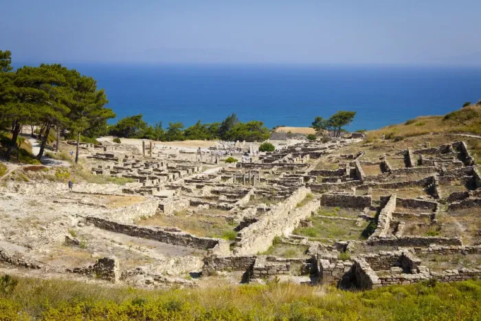 Framed Print : The Ancient City of Kamiros, Rhodes, Greece
