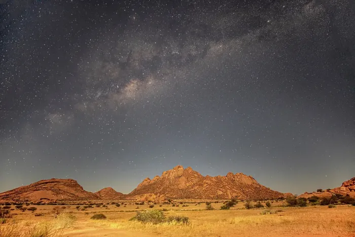 Framed Print : Ancient granite mountains and Milky Way, Spitzkoppe, Namib Desert, Namibia Framed Print : Ancient granite mountains and Milky Way, Spitzkoppe, Namib Desert, Namibia