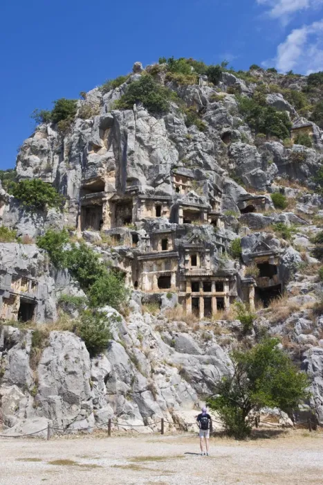 Framed Print : Ancient Lycian rock tombs, Myra, near Kale, Mediterranean Coast, Turkey Framed Print : Ancient Lycian rock tombs, Myra, near Kale, Mediterranean Coast, Turkey