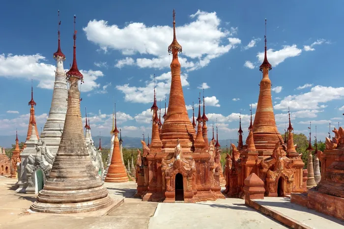 Framed Print : Ancient pagodas at Indein village, Taunggyi, near Inle Lake, Shan State, Myanmar (Burma), Asia Framed Print : Ancient pagodas at Indein village, Taunggyi, near Inle Lake, Shan State, Myanmar (Burma), Asia