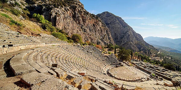 The Ancient Theater, Delphi, Phocis, Greece