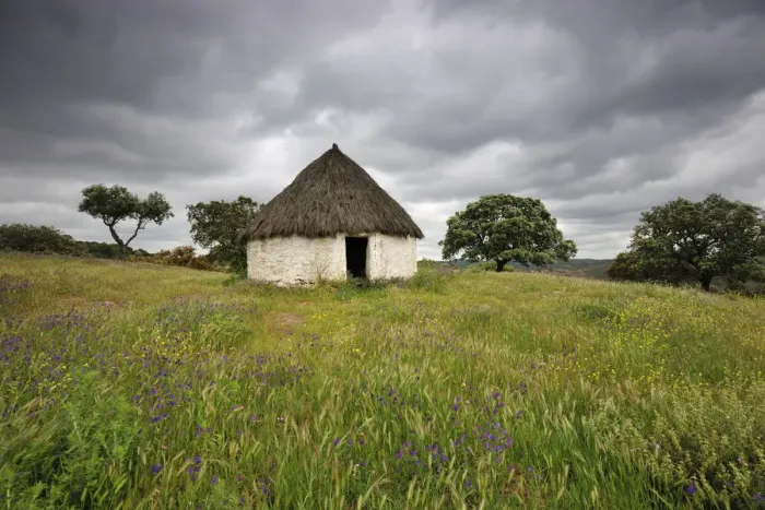 Framed Print : Ancient traditional hut of Noudar. Alentejo, Portugal Framed Print : Ancient traditional hut of Noudar. Alentejo, Portugal