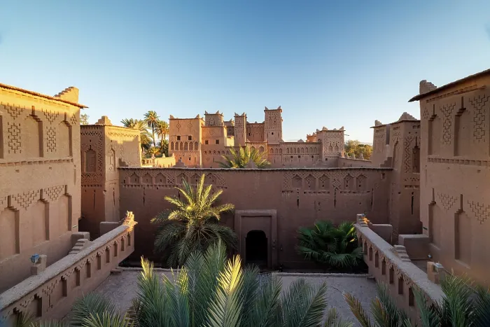 Framed Print : Ancient walled Kasbah Amridil, Skoura, Ouarzazate, Morocco