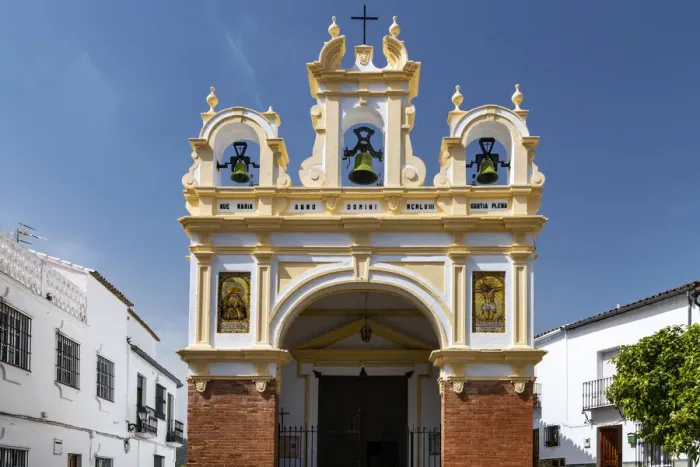 Framed Print : Andalusian church, Zahara de la Sierra, Andalusia, Spain