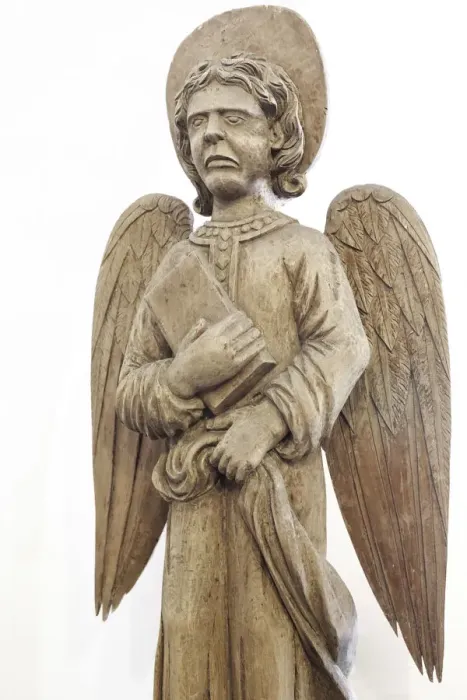 Framed Print : Angel, Wooden sculpture, allegory of Evangelist, Monastery of St. Euthymius, Suzdal Framed Print : Angel, Wooden sculpture, allegory of Evangelist, Monastery of St. Euthymius, Suzdal