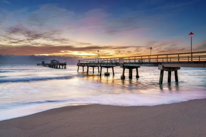 Framed Print : Anglers Fishing Pier, Sunrise Fort Lauderdale, Miami Lauderdale by the Sea, Florida, USA Framed Print : Anglers Fishing Pier, Sunrise Fort Lauderdale, Miami Lauderdale by the Sea, Florida, USA