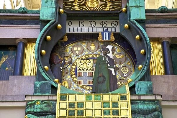 Anker Clock, Vienna, Austria, Central Europe