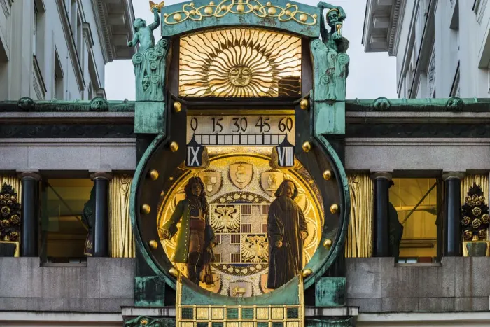 Framed Print : Ankeruhr clock, Vienna, Austria Framed Print : Ankeruhr clock, Vienna, Austria