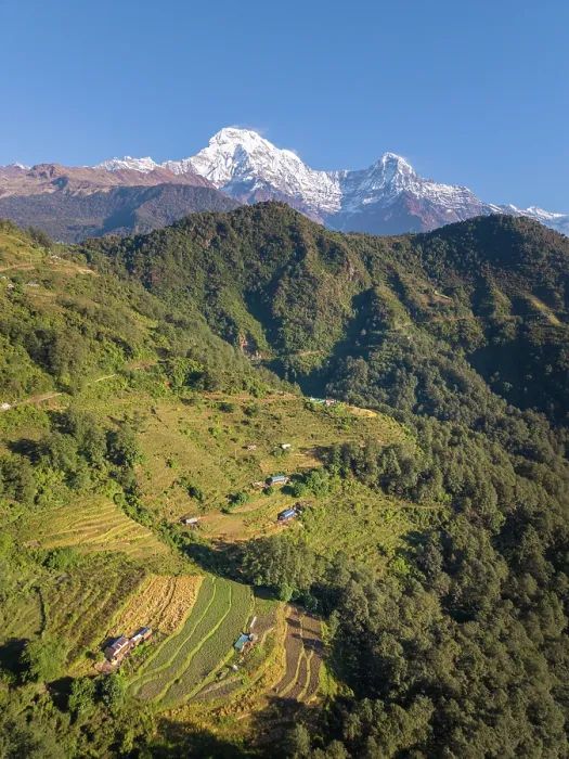 Framed Print : Annapurna South from Ghandruk, Annapurna Region, Gandaki Province, Nepal Framed Print : Annapurna South from Ghandruk, Annapurna Region, Gandaki Province, Nepal