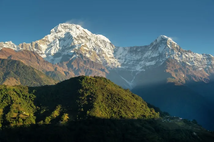 Framed Print : Annapurna South from Ghandruk, Annapurna Region, Gandaki Province, Nepal Framed Print : Annapurna South from Ghandruk, Annapurna Region, Gandaki Province, Nepal