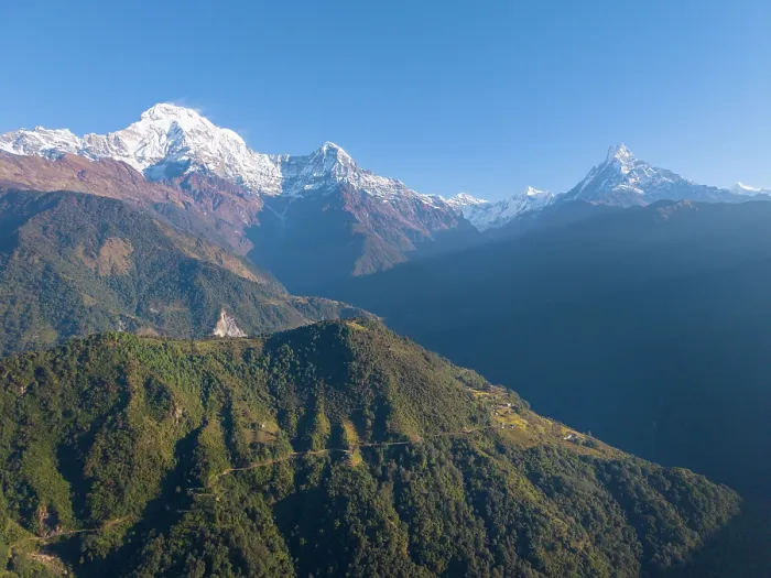 Framed Print : Annapurna South & Machhapuchhare (Fishtail) mountain, from Ghandruk, Annapurna Region, Gandaki Province, Nepal Framed Print : Annapurna South & Machhapuchhare (Fishtail) mountain, from Ghandruk, Annapurna Region, Gandaki Province, Nepal
