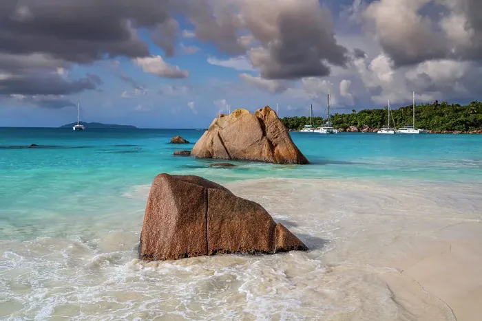 Framed Print : Anse Lazio, Praslin, Seychelles Framed Print : Anse Lazio, Praslin, Seychelles