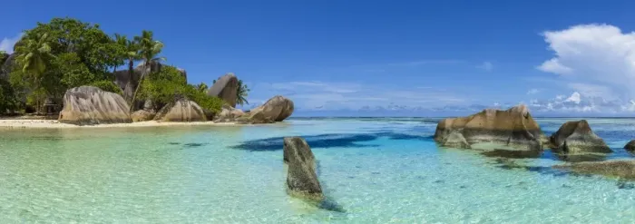 Framed Print : Anse Source d Argent beach, La Digue, Seychelles Framed Print : Anse Source d Argent beach, La Digue, Seychelles