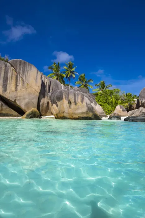 Framed Print : Anse Source d Argent beach, La Digue, Seychelles Framed Print : Anse Source d Argent beach, La Digue, Seychelles