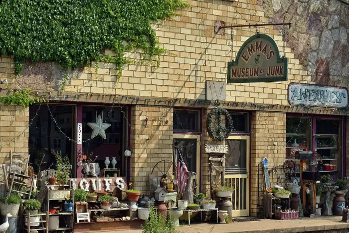 Framed Print : Antique and collectable store front, Jasper, Arkansas, USA Framed Print : Antique and collectable store front, Jasper, Arkansas, USA