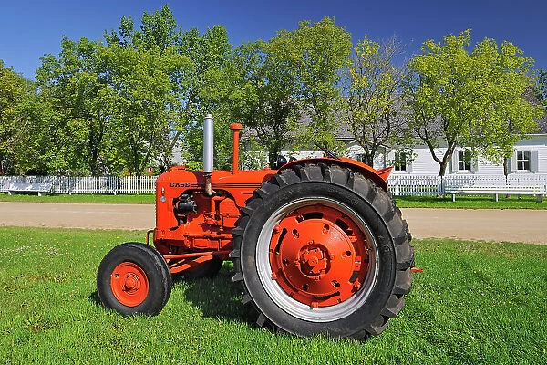 Antique or vintage tractors. Mennonite Museum, Steinbach, Manitoba. Canada Steinbach, Manitoba, Canada