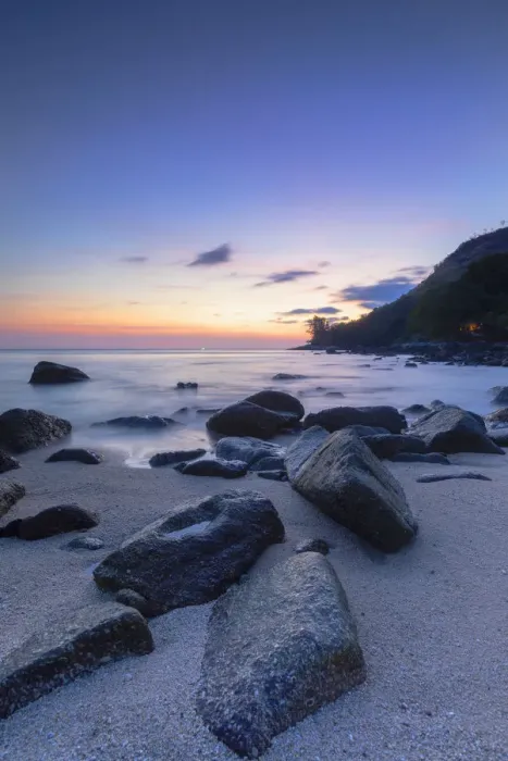 Framed Print : Ao Sane Beach at sunset, Phuket, Thailand Framed Print : Ao Sane Beach at sunset, Phuket, Thailand