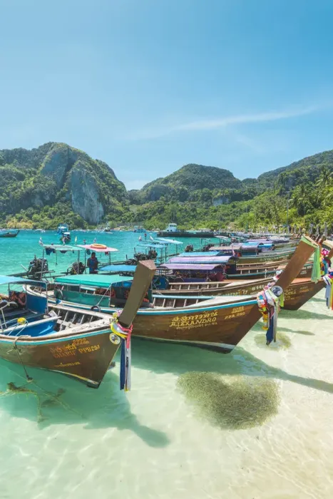Framed Print : Ao Ton Sai Beach, Ko Phi Phi Don, Krabi Province, Thailand Framed Print : Ao Ton Sai Beach, Ko Phi Phi Don, Krabi Province, Thailand