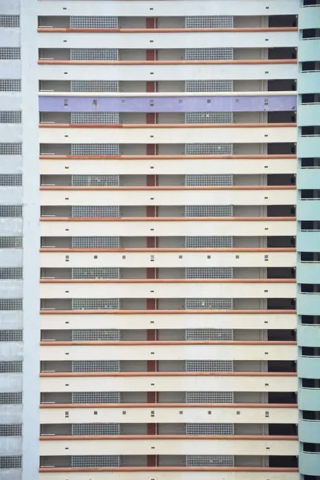 Framed Print : Apartment blocks, Hong Kong Framed Print : Apartment blocks, Hong Kong