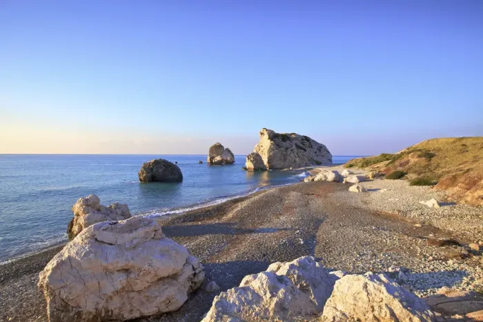 Framed Print : Aphrodites Rock, Paphos, Cyprus, Eastern Mediterranean Sea Framed Print : Aphrodites Rock, Paphos, Cyprus, Eastern Mediterranean Sea