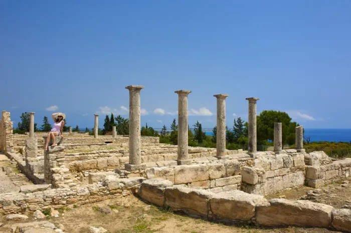 Framed Print : Apollon Hylates, Archeological Site, Kourion, Cyprus