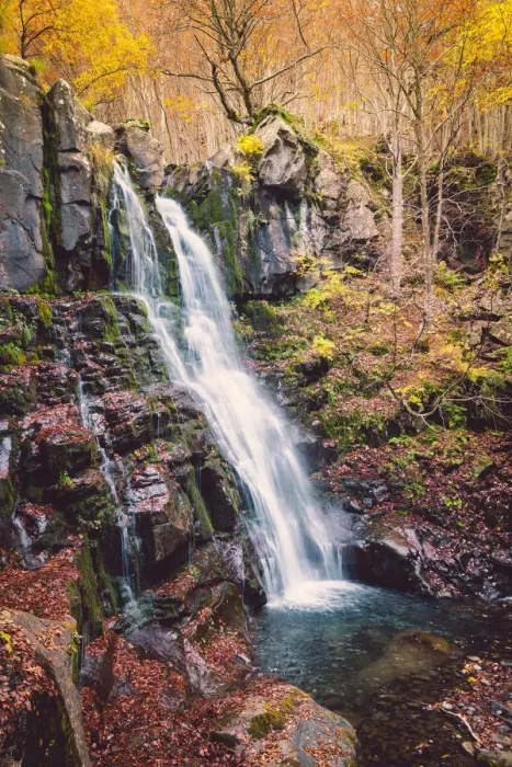 Framed Print : Appennino Tosco - Emiliano natural park, Dardagna Falls path, Modena province, Emilia