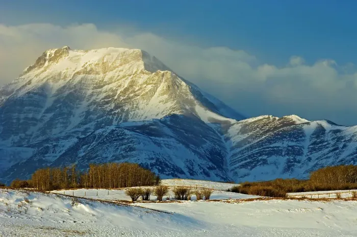 Framed Print : Approaching storm in the Canadian Rockies, Alberta, Canada
