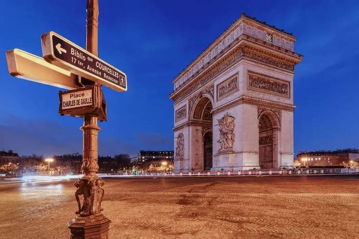 Framed Print : Arc de Triomphe at Place Charles de Gaulle, Paris, Ile de France, France Framed Print : Arc de Triomphe at Place Charles de Gaulle, Paris, Ile de France, France