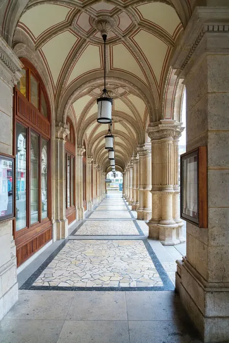 Framed Print : Arcade of Vienna State Opera, Innere Stadt, Vienna, Austria Framed Print : Arcade of Vienna State Opera, Innere Stadt, Vienna, Austria