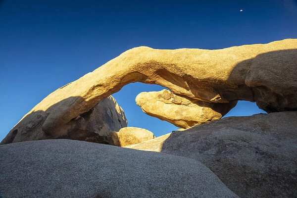 Arch rock, Joshua Tree National Park, California, USA