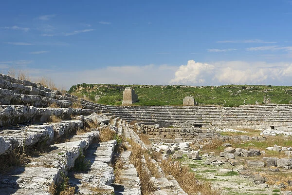 Archaeological site, Stadium, Perge, Turquoise Coast, Turkey