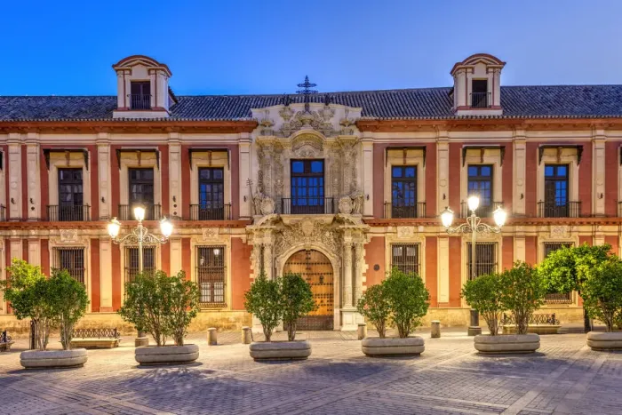 Framed Print : Archbishops Palace (Palacio Arzobispal), Plaza Virgen de los Reyes, Seville Framed Print : Archbishops Palace (Palacio Arzobispal), Plaza Virgen de los Reyes, Seville