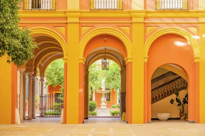 Framed Print : The Archbishops Palace, Seville, Andalusia, Spain Framed Print : The Archbishops Palace, Seville, Andalusia, Spain