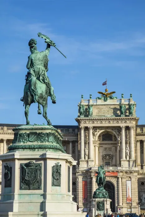Framed Print : Archduke Charles of Austria statue, Hofburg Palace, Vienna, Austria Framed Print : Archduke Charles of Austria statue, Hofburg Palace, Vienna, Austria