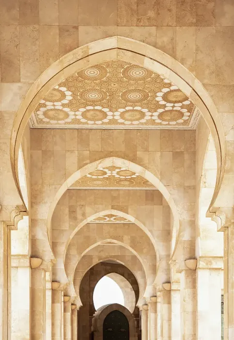 Framed Print : Arches on the exterior of the Mosque of Hassan II, Casablanca, Northern Morocco Framed Print : Arches on the exterior of the Mosque of Hassan II, Casablanca, Northern Morocco