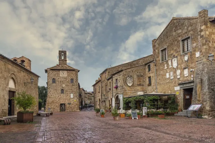 Framed Print : The archive building in the Pretorio square. Sovana, Grosseto, Tuscany, Italy Framed Print : The archive building in the Pretorio square. Sovana, Grosseto, Tuscany, Italy