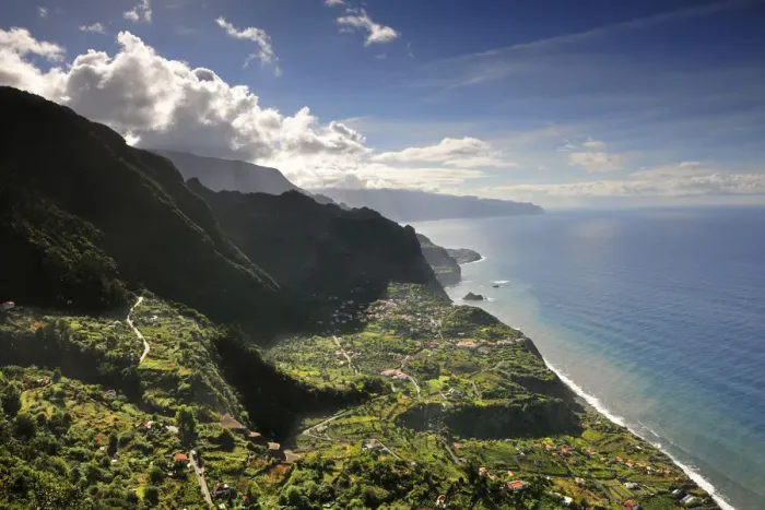 Framed Print : Arco de Sao Jorge. North coast of Madeira, Portugal