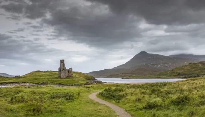 Framed Print : Ardvreck Castle, Loch Assynt, Sutherland, Scotland, United Kingdom Framed Print : Ardvreck Castle, Loch Assynt, Sutherland, Scotland, United Kingdom