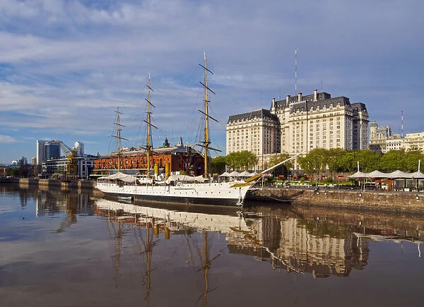 Argentina, Buenos Aires Province, City of Buenos Aires, View of Puerto Madero