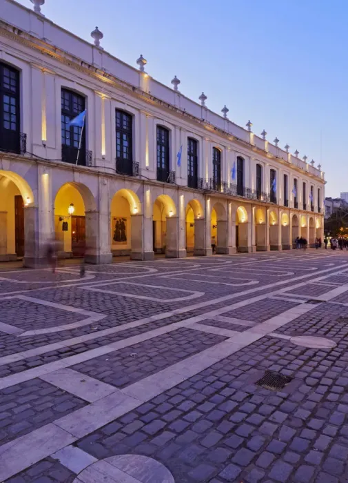 Framed Print : Argentina, Cordoba, Twilight view of the Cordoba Cabildo, colonial town hall Framed Print : Argentina, Cordoba, Twilight view of the Cordoba Cabildo, colonial town hall