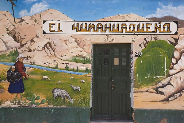 Argentina, Jujuy Province, Quebrada de Humamuaca canyon, Humahuaca, small shop detail