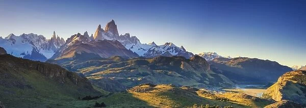 Argentina, Patagonia, El Chalten, Los Glaciares National Park, Cerro Torre and Cerro